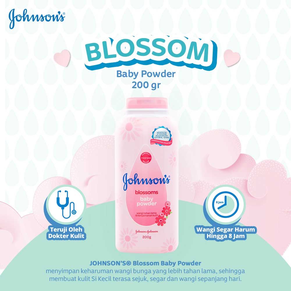 JOHNSON'S Blossom Powder 200gr - 2