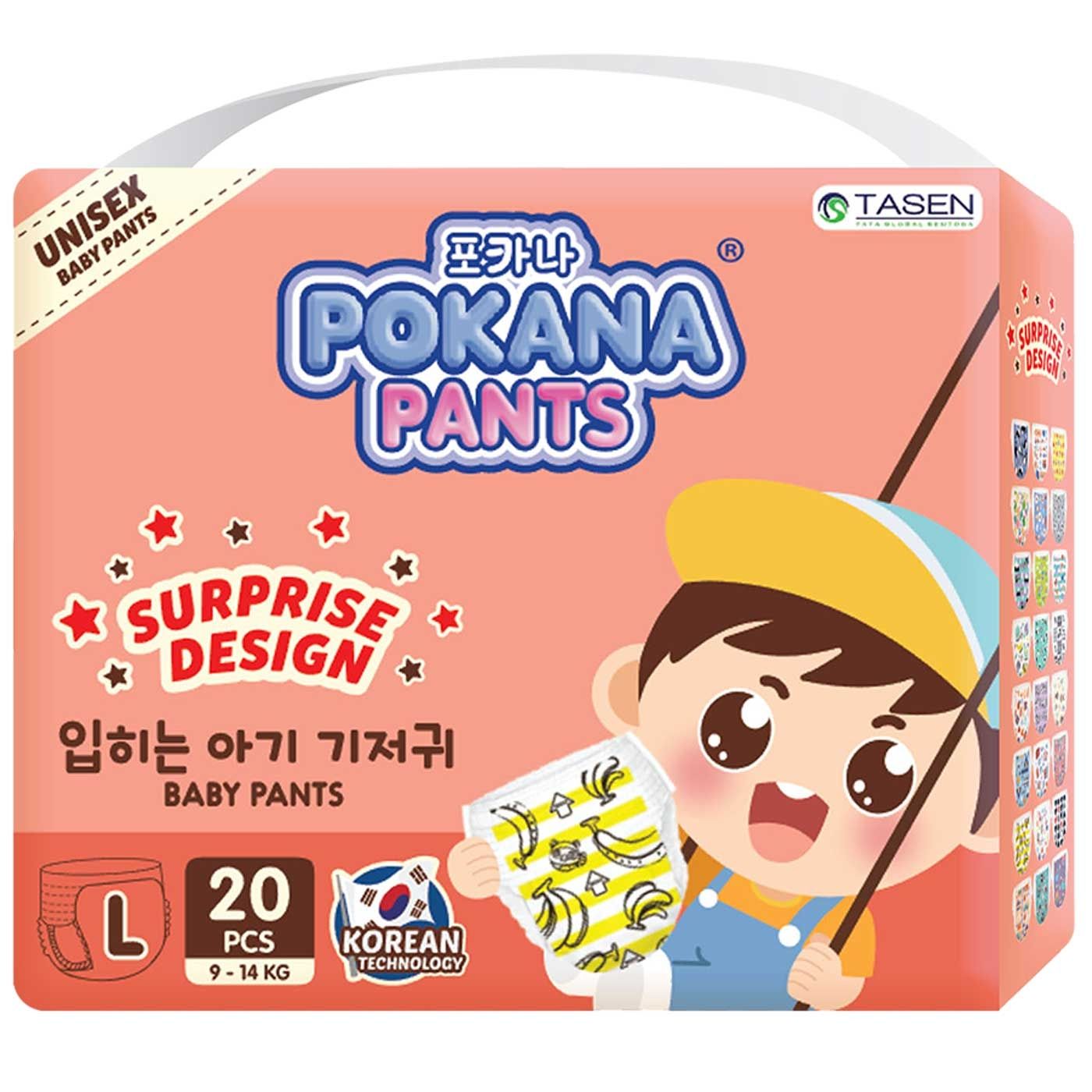 Pokana Baby Diapers Pants Regular L 20 - 1