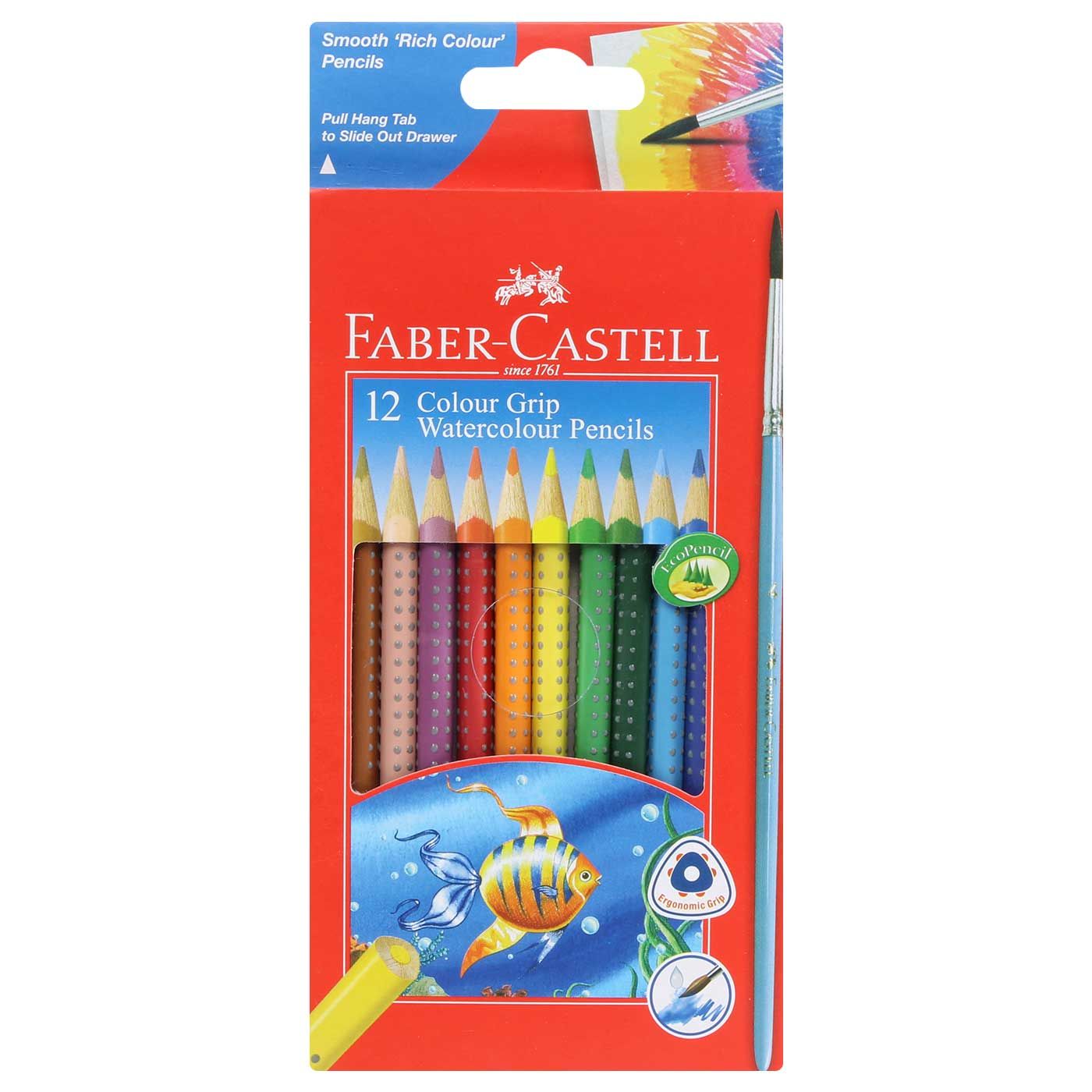 Faber Castell Water Soluble Grip Dot & Brush (Isi 12) - 1
