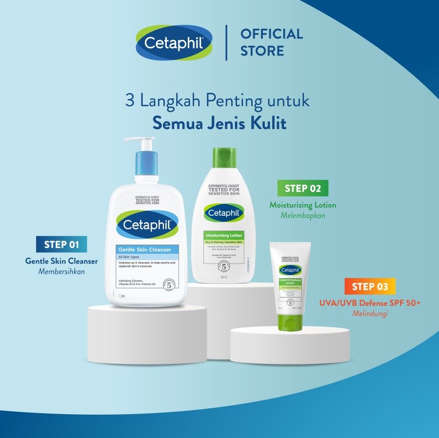 Cetaphil Gentle Skin Cleanser 1000ml Sabun Pembersih Muka untuk Skin Care Cocok Untuk Segala Jenis Kulit - 5