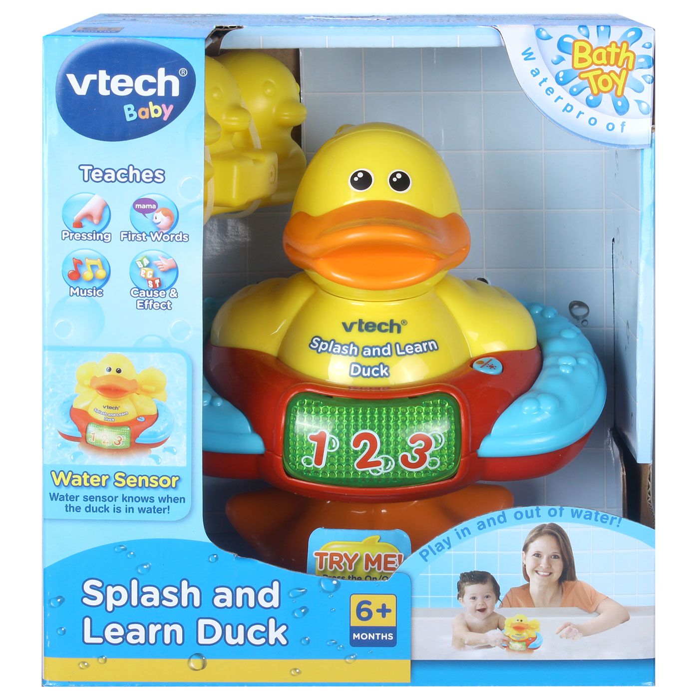 Vtech Bath Toys - Splash and Learn Duck - 1