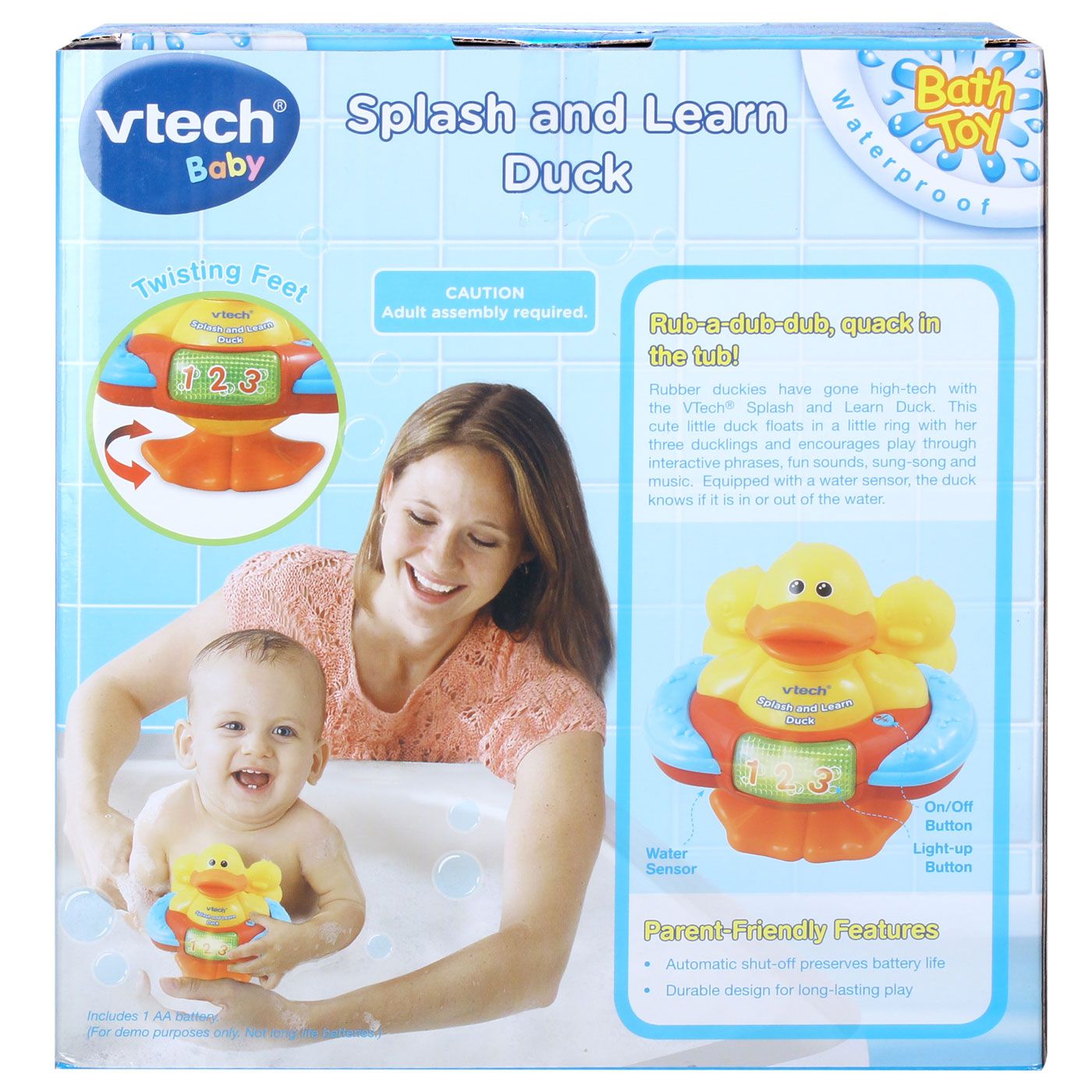 Vtech Bath Toys - Splash and Learn Duck - 2
