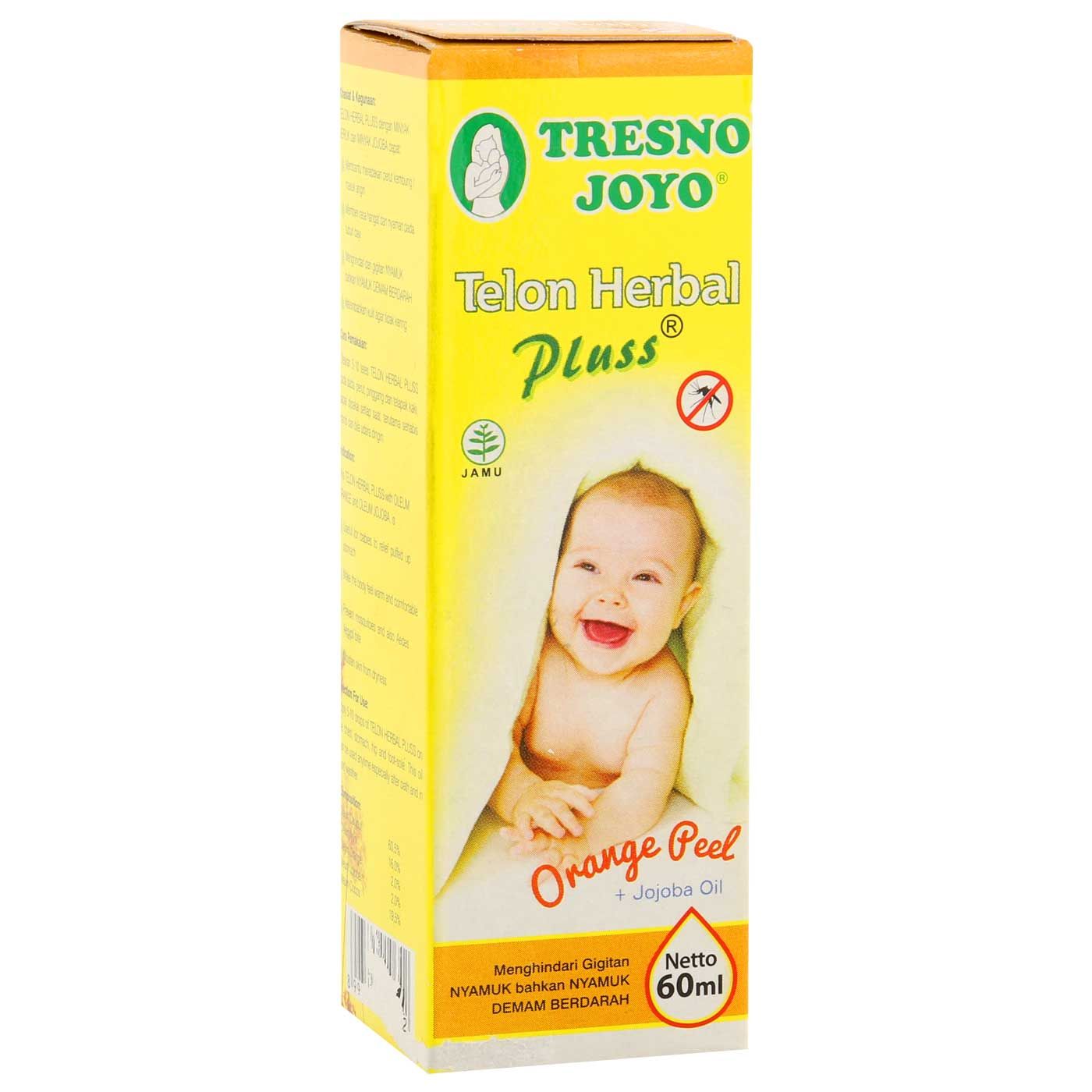 Tresno Joyo Minyak Telon Herbal Plus Orange 60ml - 3