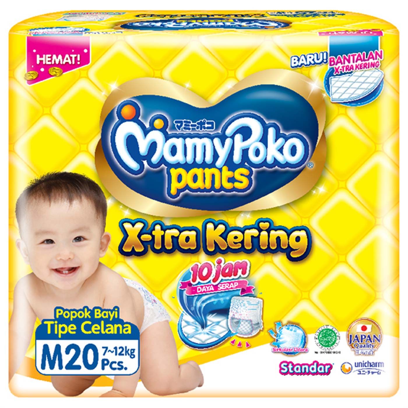 Mamypoko Pants Standar Popok Bayi M 20 - 1