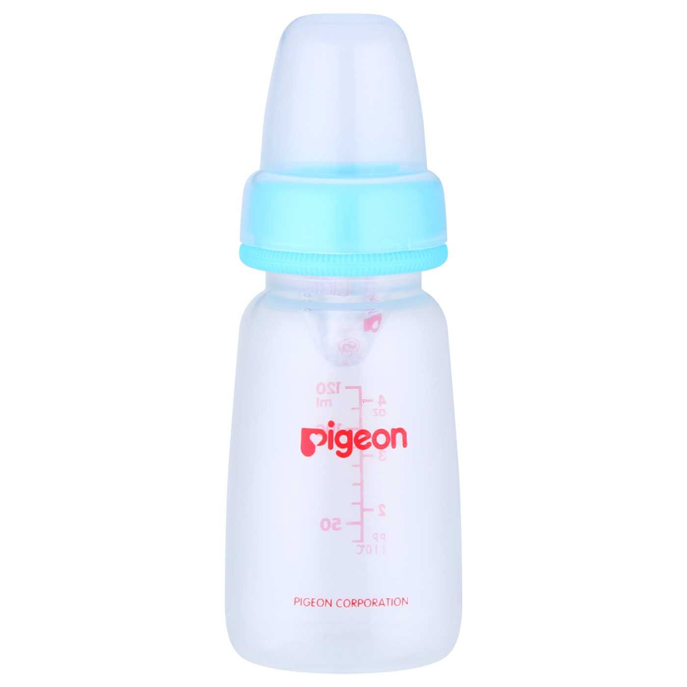 Pigeon Botol PP KP 120Ml With S-Type Silicone Nipple  L.Blue - 1