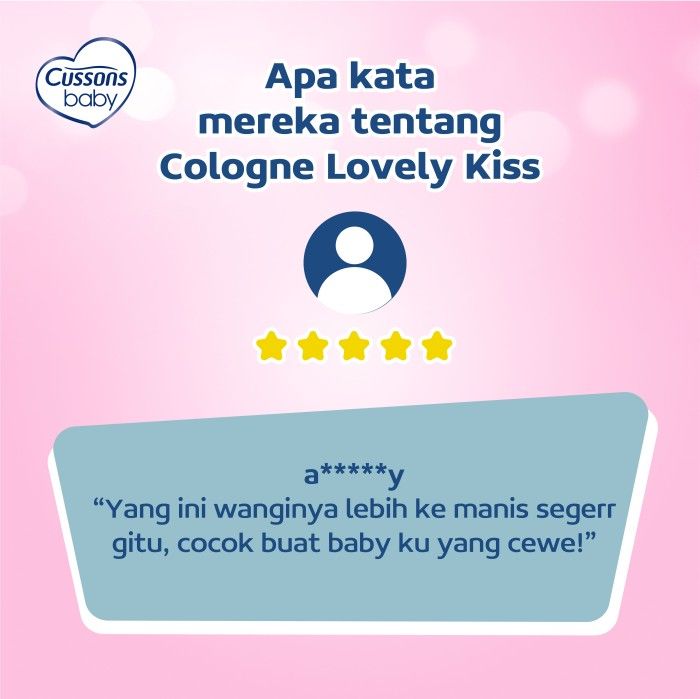 Cussons Baby Cologne Lovely Kiss 100ml - 5