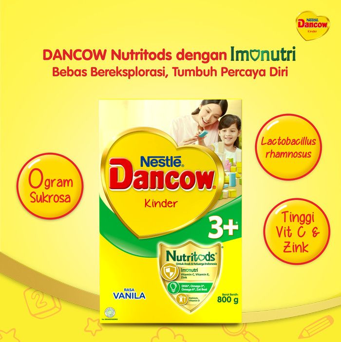 Nestlé DANCOW 3+ Madu Susu Anak 3-5 Tahun Box 800g - 3
