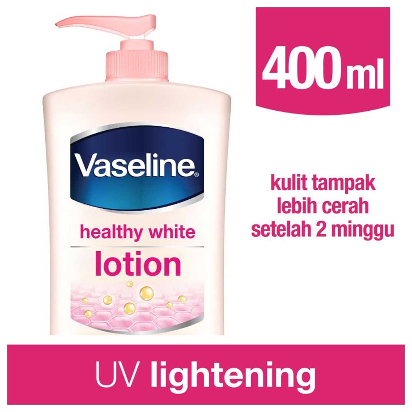 Vaseline Lotion Healthy White UV Lightening 400ml - 1