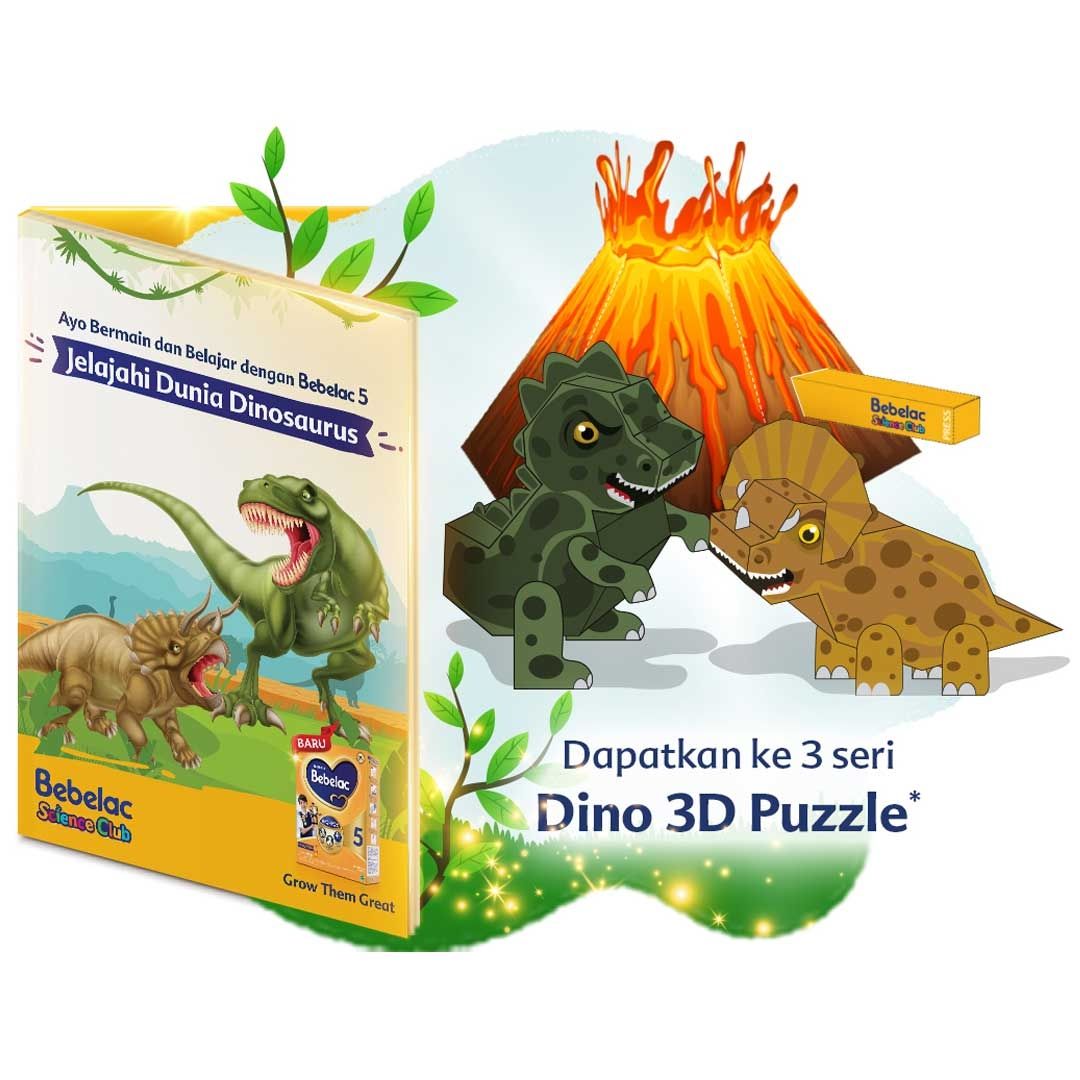 Free Bebelac Dino 3D Puzzle - 1