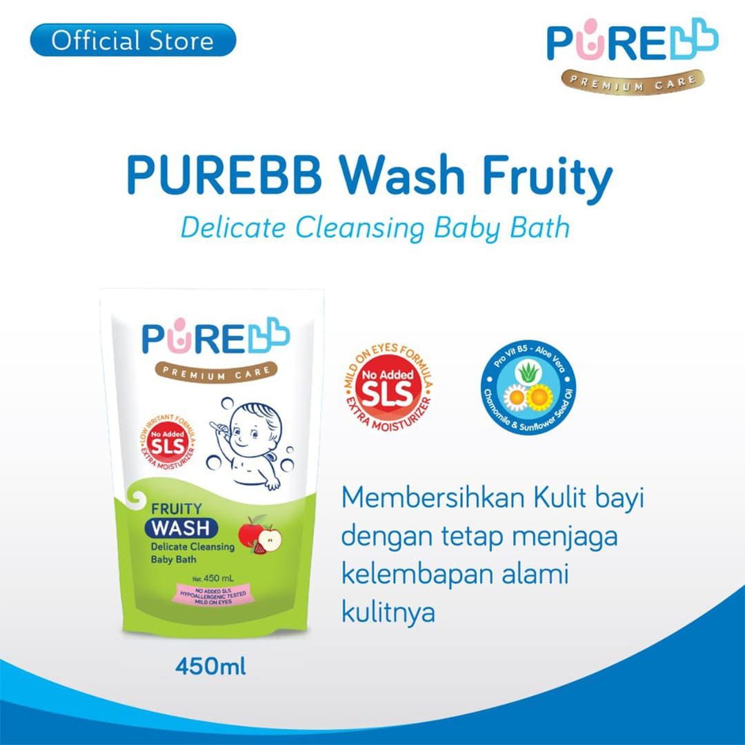 PUREBB Wash Fruity Refill 450 ML - 1