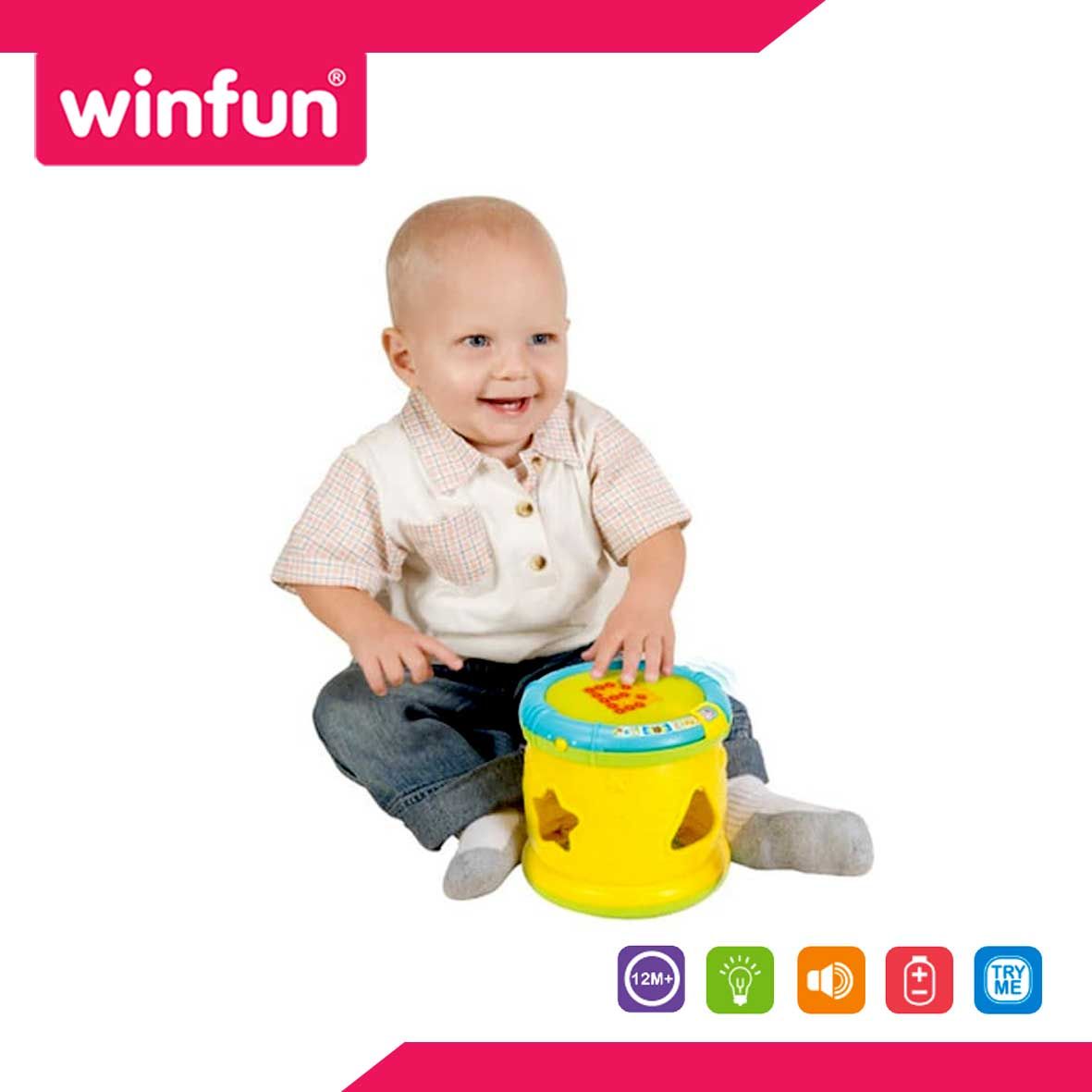 WinFun Tap 'n Learn Musical Drum - 3