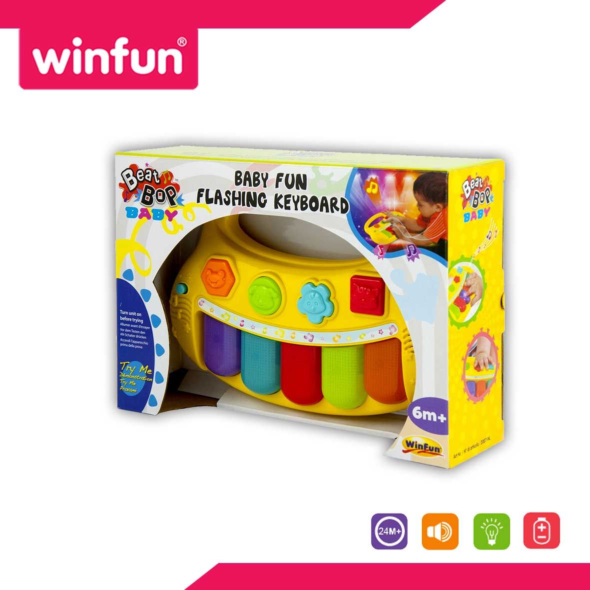 Winfun Baby Fun Flashing Keyboard - 1