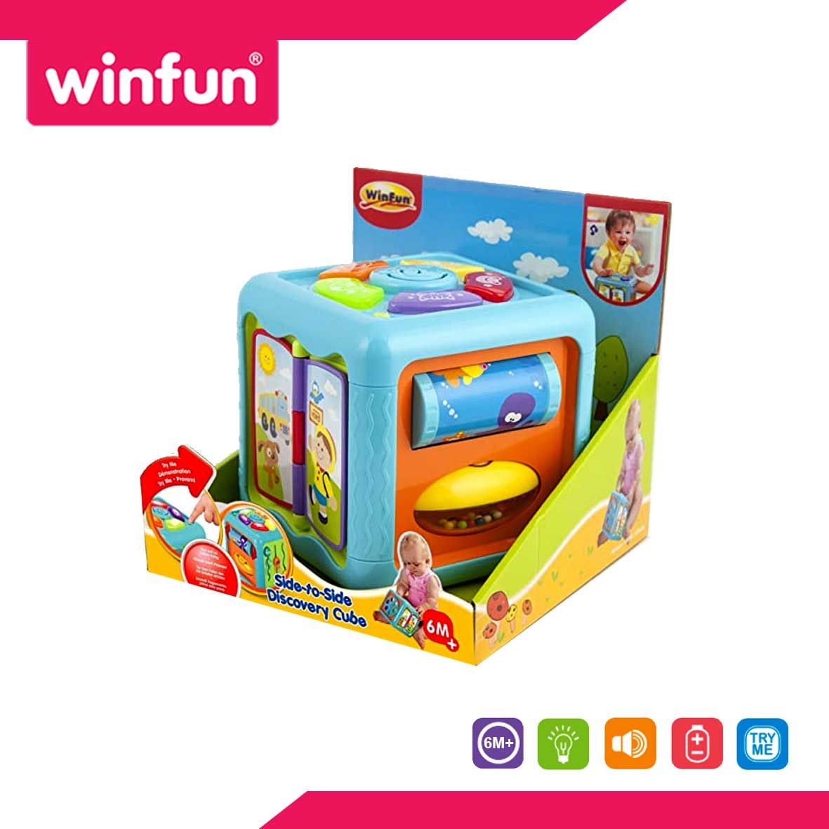 Winfun Side-to-Side Discovery Cube - 1