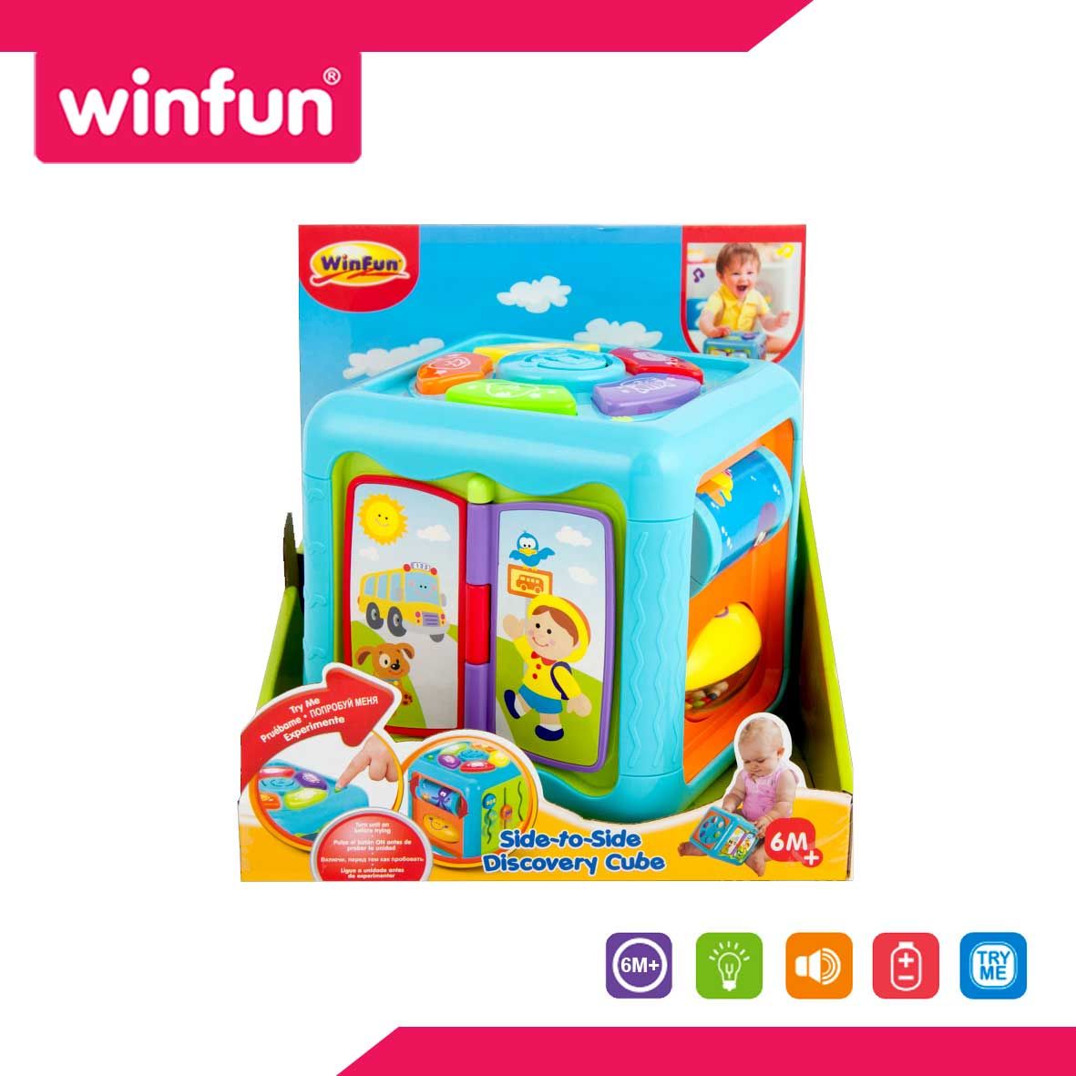 Winfun Side-to-Side Discovery Cube - 5
