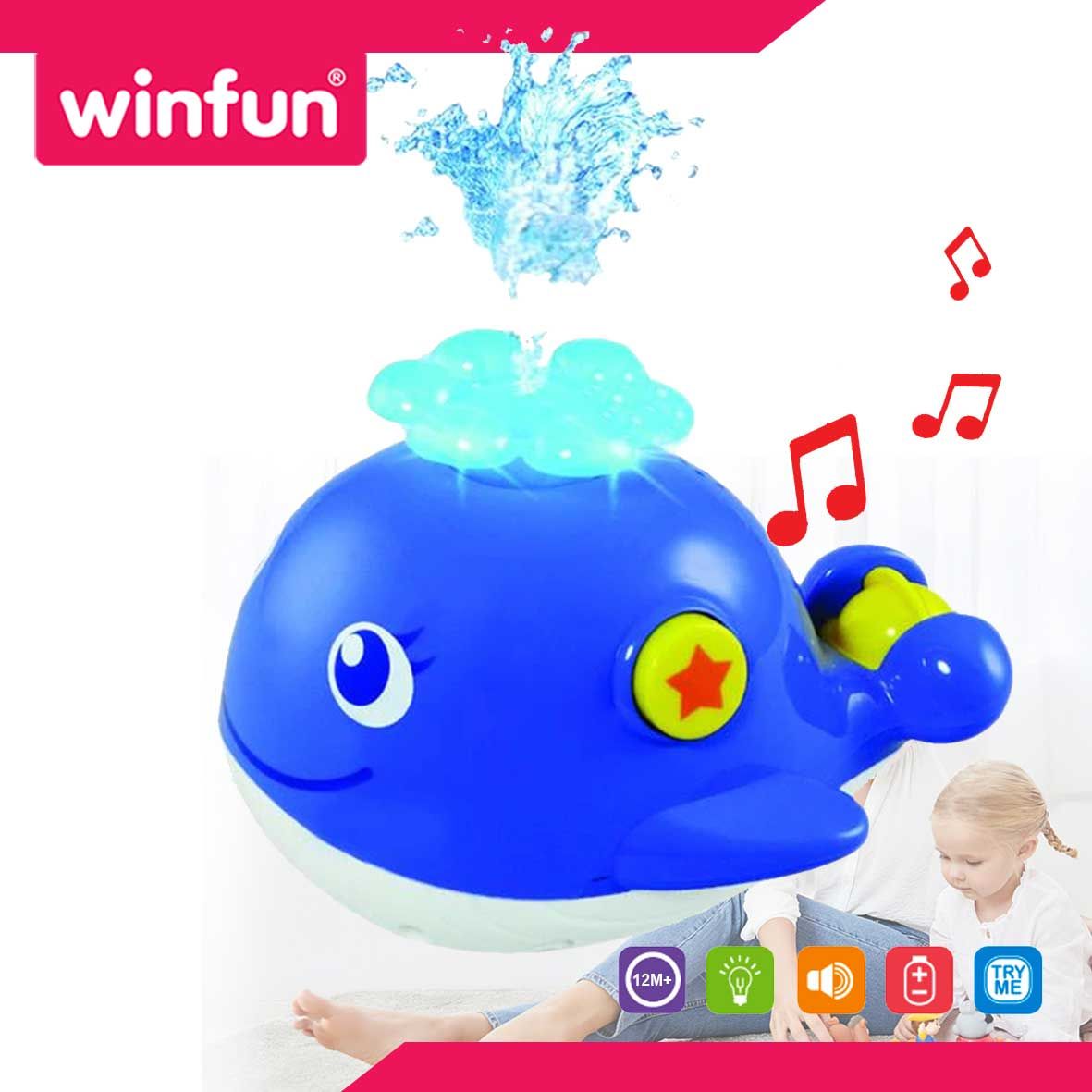 Winfun Water Fun Musical Whale - 3