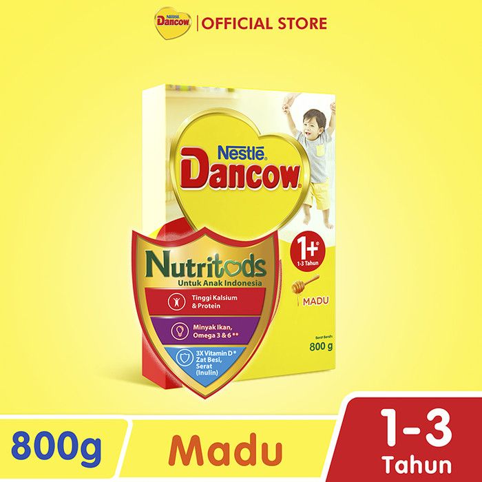 Nestlé DANCOW 1+ Madu Susu Anak 1-3 Tahun Box 800g - 2