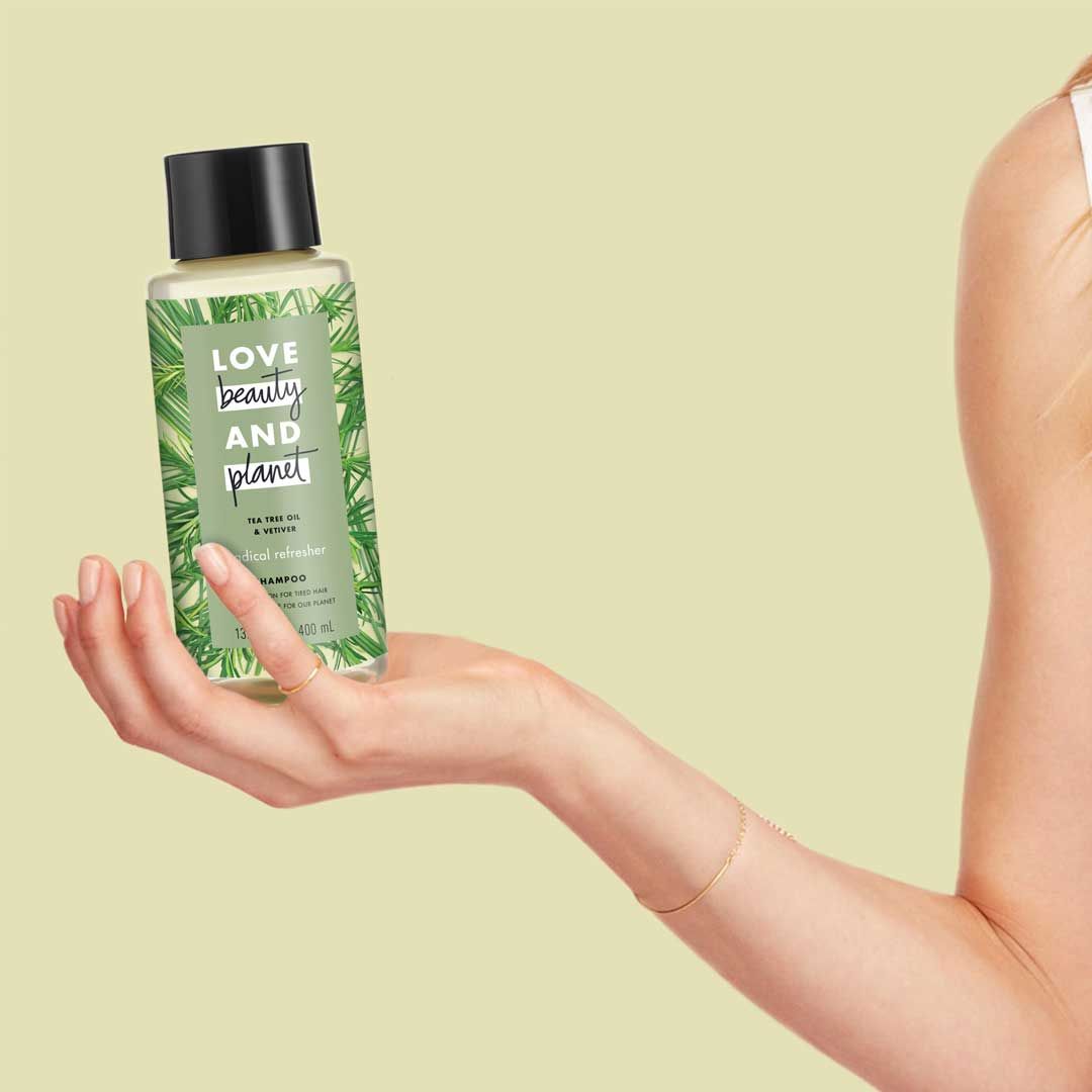 Love Beauty & Planet Radical Refresher, Tea Tree Oil & Vetiver Shampoo 400ml - 7
