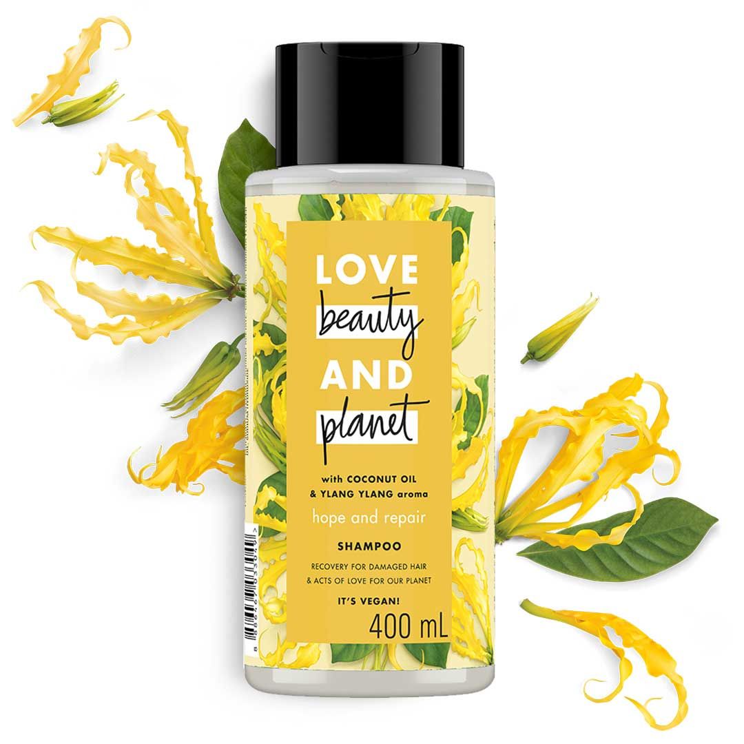 Love Beauty & Planet Hope and Repair,Coconut Oil & Ylang Ylang Shampoo 400ml - 2