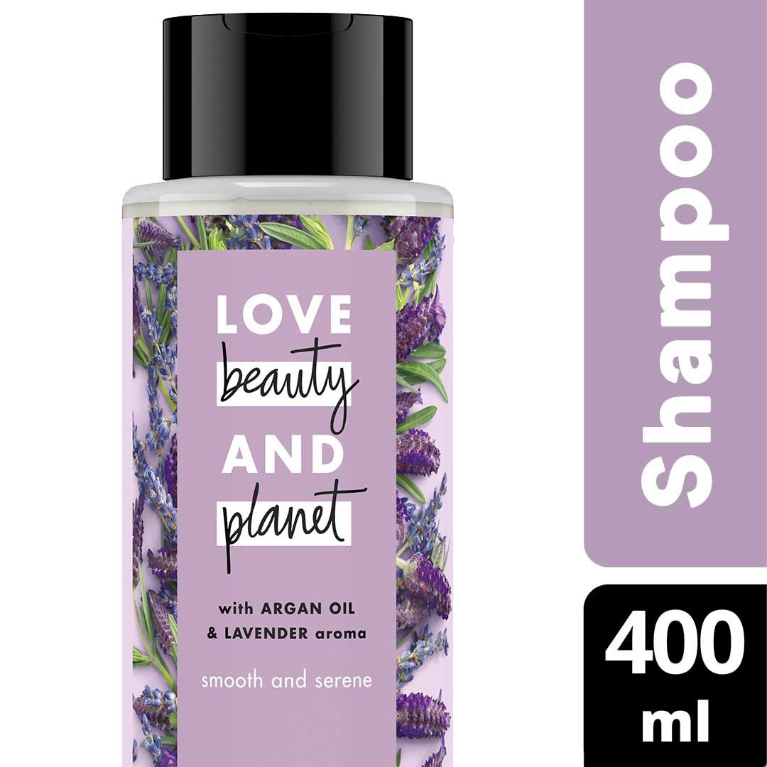 Love Beauty & Planet Smooth and Serene, Argan Oil & Lavender Shampoo 400ml - 1