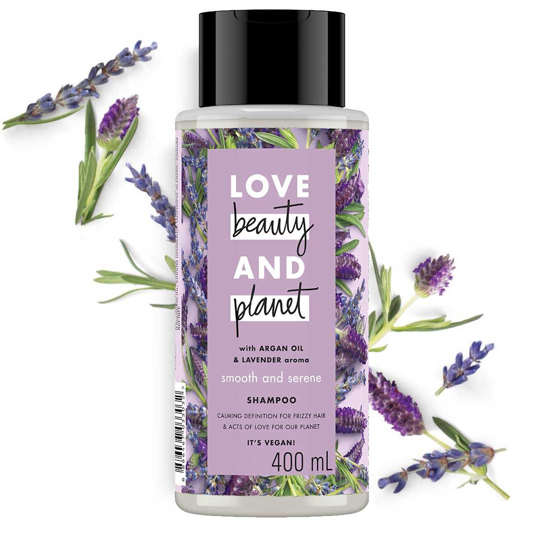 Love Beauty & Planet Smooth and Serene, Argan Oil & Lavender Shampoo 400ml - 2