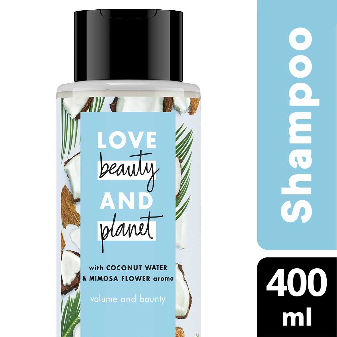 Love Beauty & Planet Volume and Bounty, Coconut Water & Mimosa Flower Shampoo 400ml - 1
