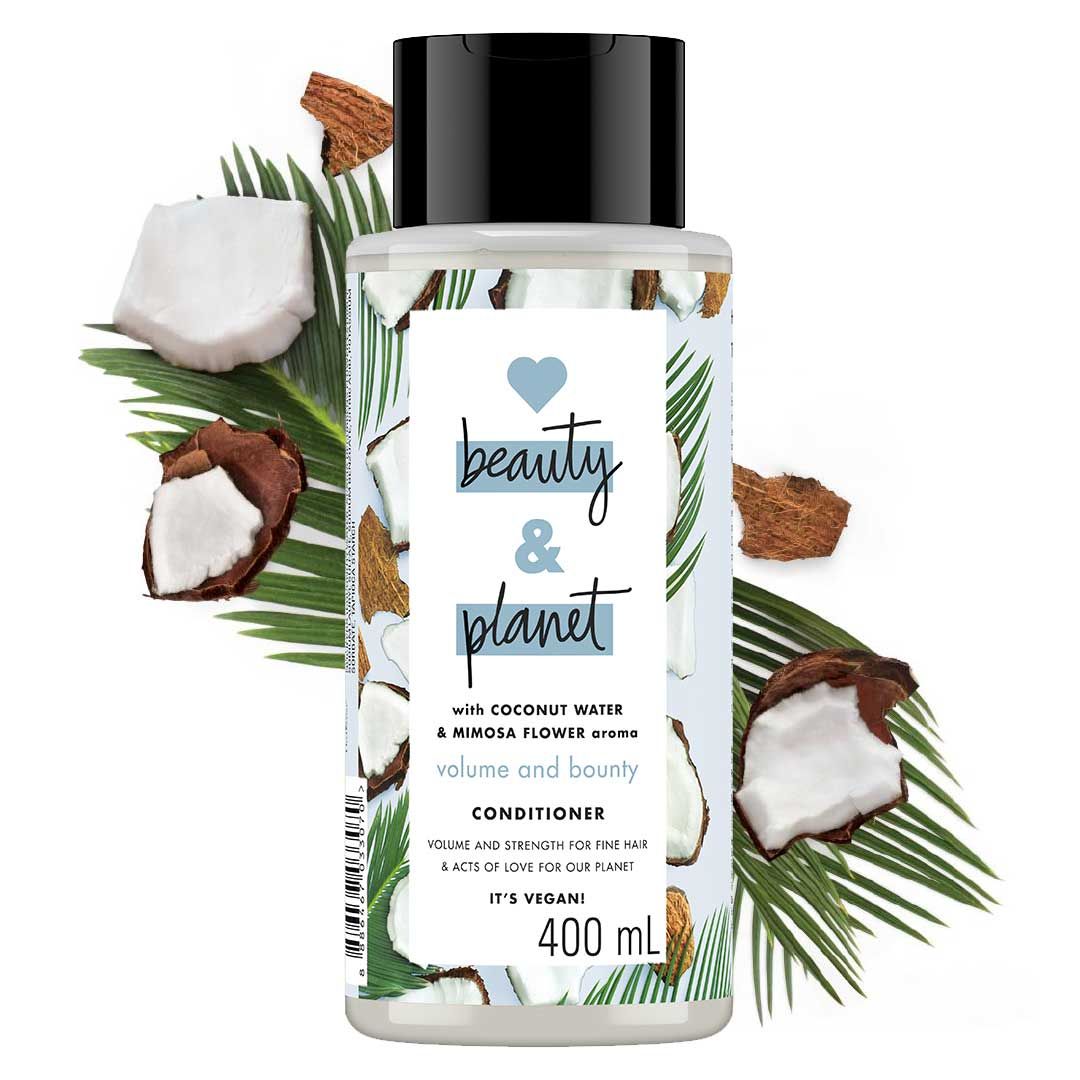 Love Beauty & Planet Volume and Bounty, Coconut Water & Mimosa Flower Conditioner 400ml - 2