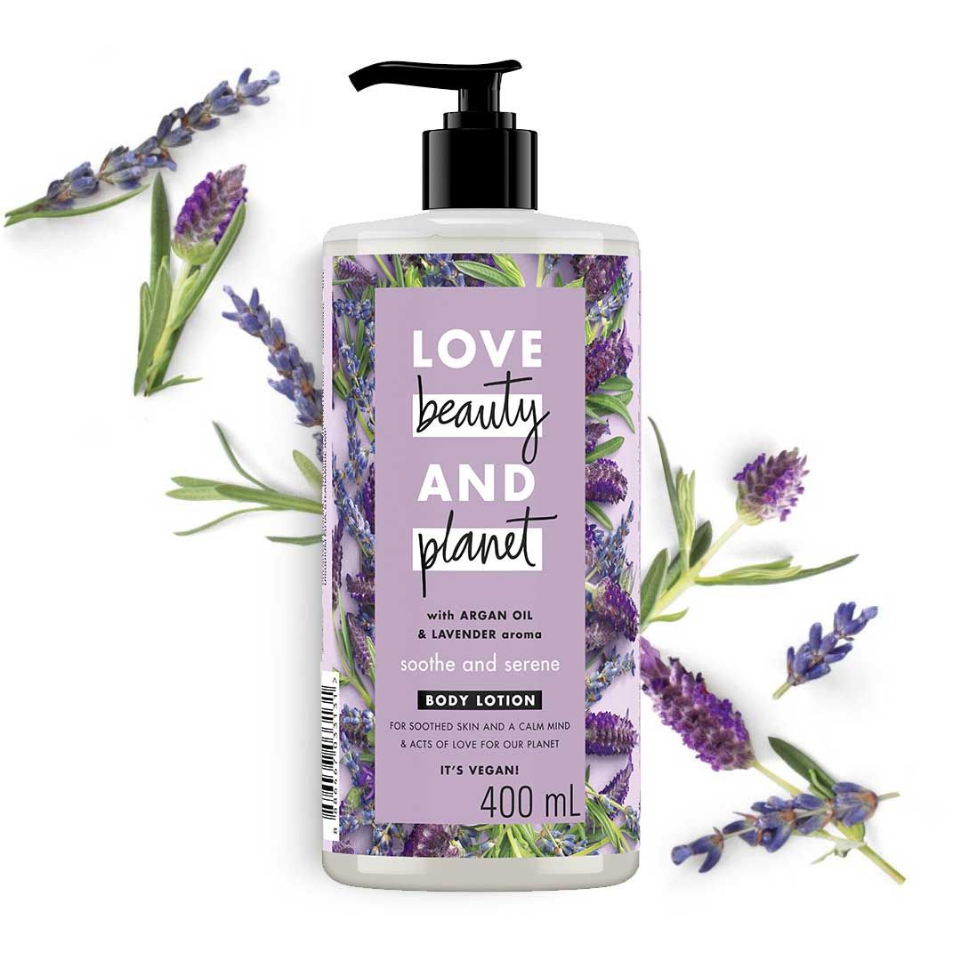 Love Beauty & Planet Sooth and Serene, Argan Oil & Lavender Body Lotion 400ml - 2