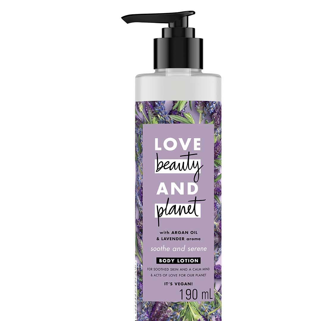 Love Beauty & Planet Sooth and Serene, Argan Oil & Lavender Body Lotion 190ml - 2
