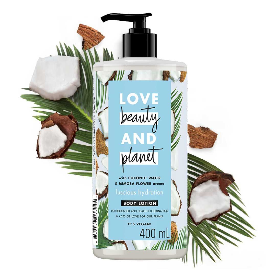 Love Beauty & Planet Luscious Hydration, Coconut Water & Mimosa Flower Body Lotion 400ml - 2