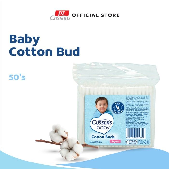 Cussons Baby Cotton Buds 50's Reguler - 1