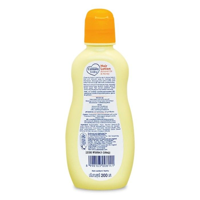 Cussons Baby Hair Lotion Almond Oil & Honey 200ml - 3