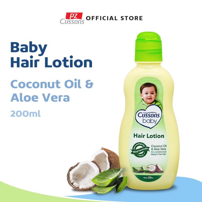 Cussons Baby Hair Lotion Coconut Oil & Aloe Vera 200ml - 1
