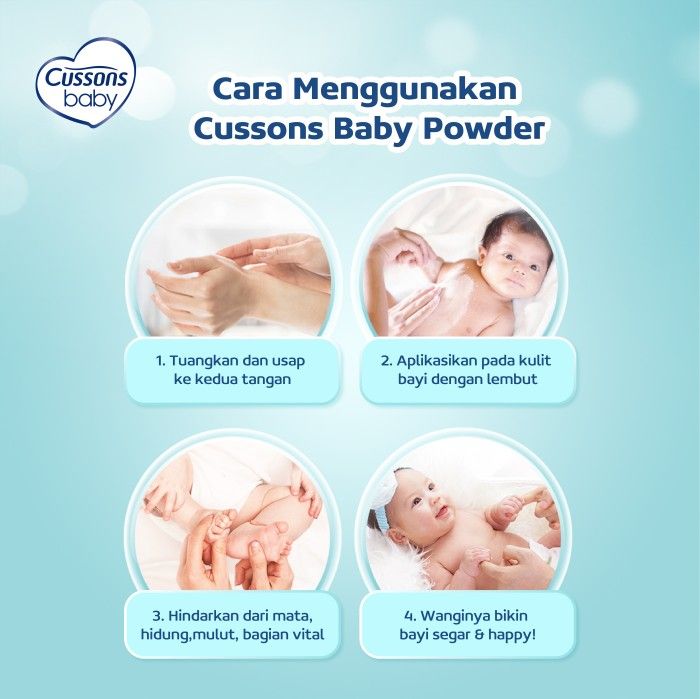 Cussons Baby Mild & Gentle Powder 200gr Extra Fill - 4