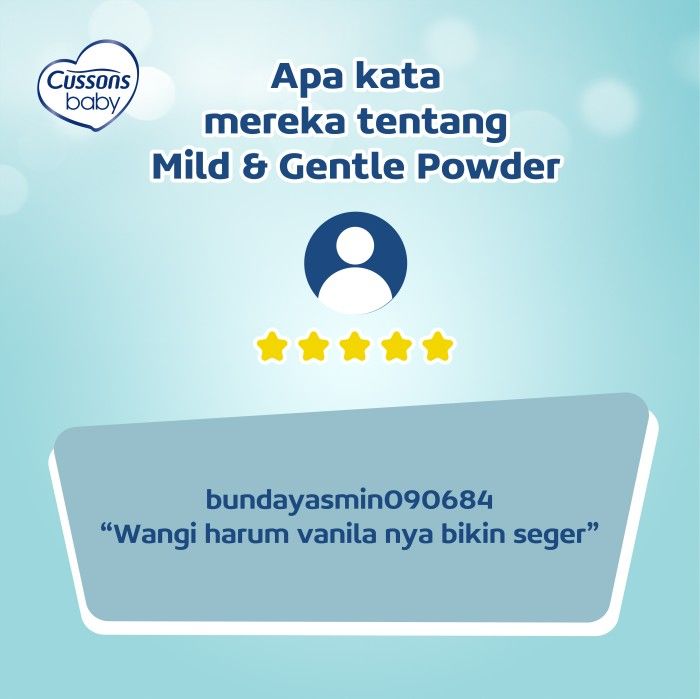 Cussons Baby Mild & Gentle Powder 200gr Extra Fill - 5