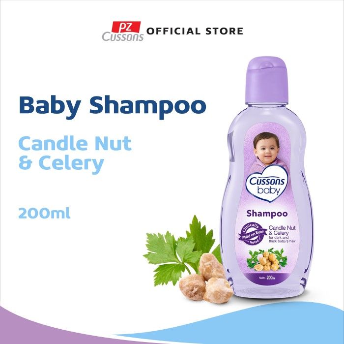 Cussons Baby Shampoo Candle Nut & Celery 200ml - 1