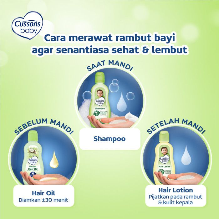 Cussons Baby Shampoo Coconut Oil & Aloe Vera 200ml - 4