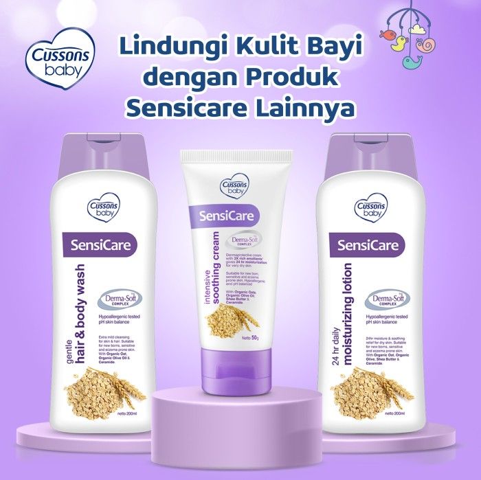 Cussons Baby Sensicare Gentle Hair & Body Wash 200ml - 5