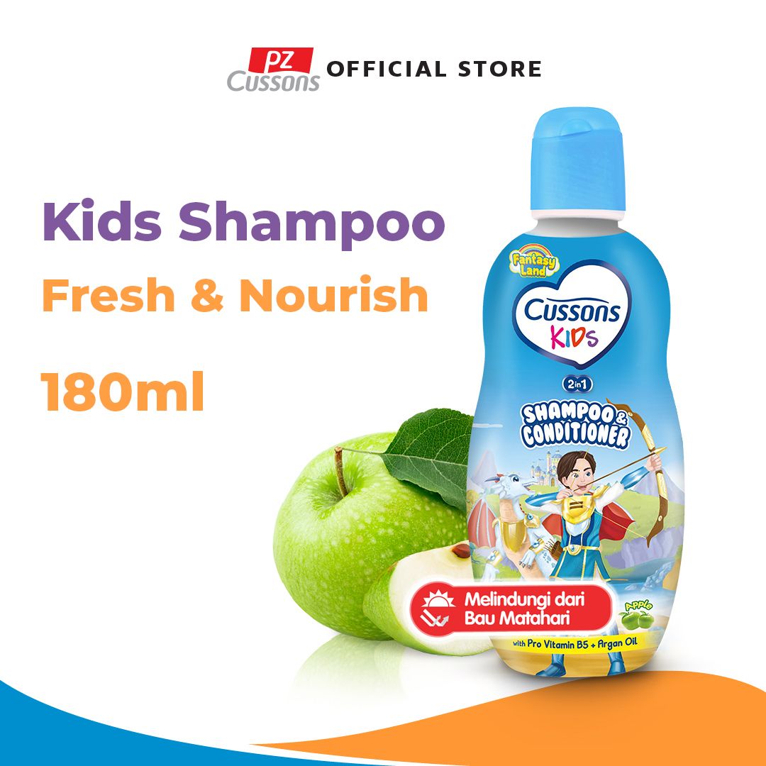 Cussons Kids Shampoo Dragon Fresh & Nourish - Sampo Anak 180ml - 1