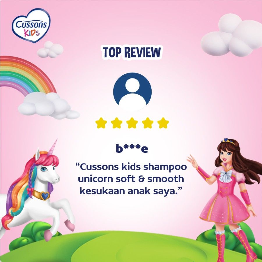 Cussons Kids Shampoo Unicorn Soft & Smooth - Sampo Anak 90ml - 5
