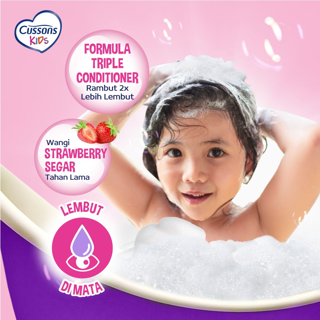Cussons Kids Shampoo Unicorn Soft & Smooth - Sampo Anak 180ml - 1