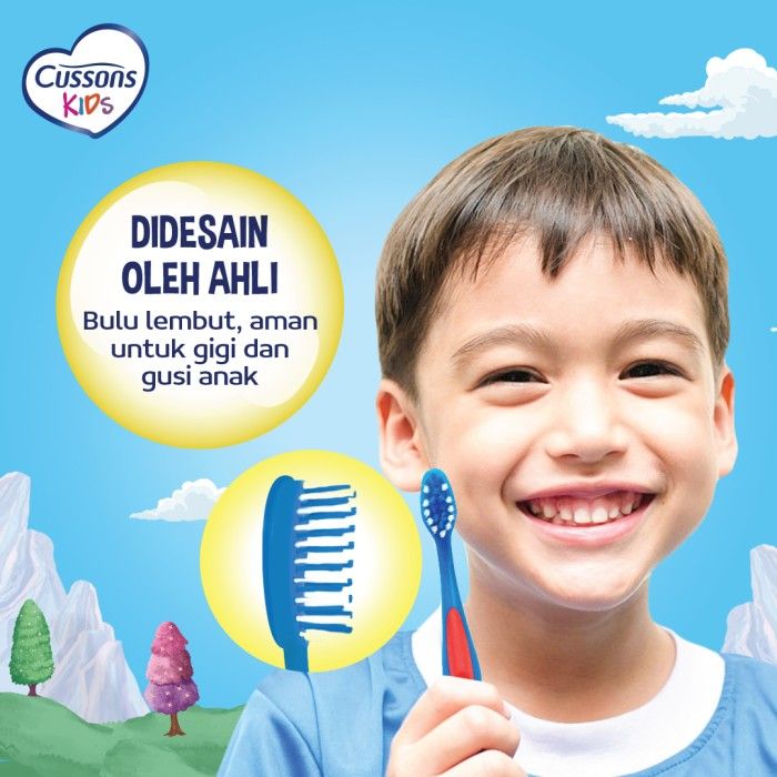 Cussons Kids Sikat Gigi Dragon Soft 5-7 Years - 2