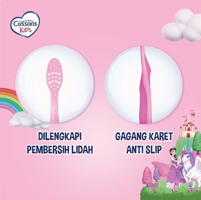 Cussons Kids Sikat Gigi Unicorn Soft 5-7 Years - 3