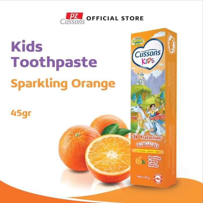 Cussons Kids Pasta Gigi Dragon Sparkling Orange 45gr - 1