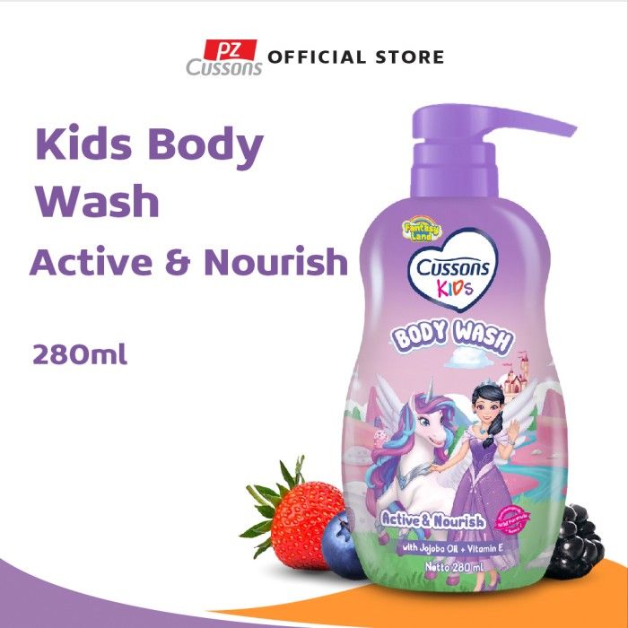 Cussons Kids Body Wash Purple Unicorn Active & Nourish 280ml - 1