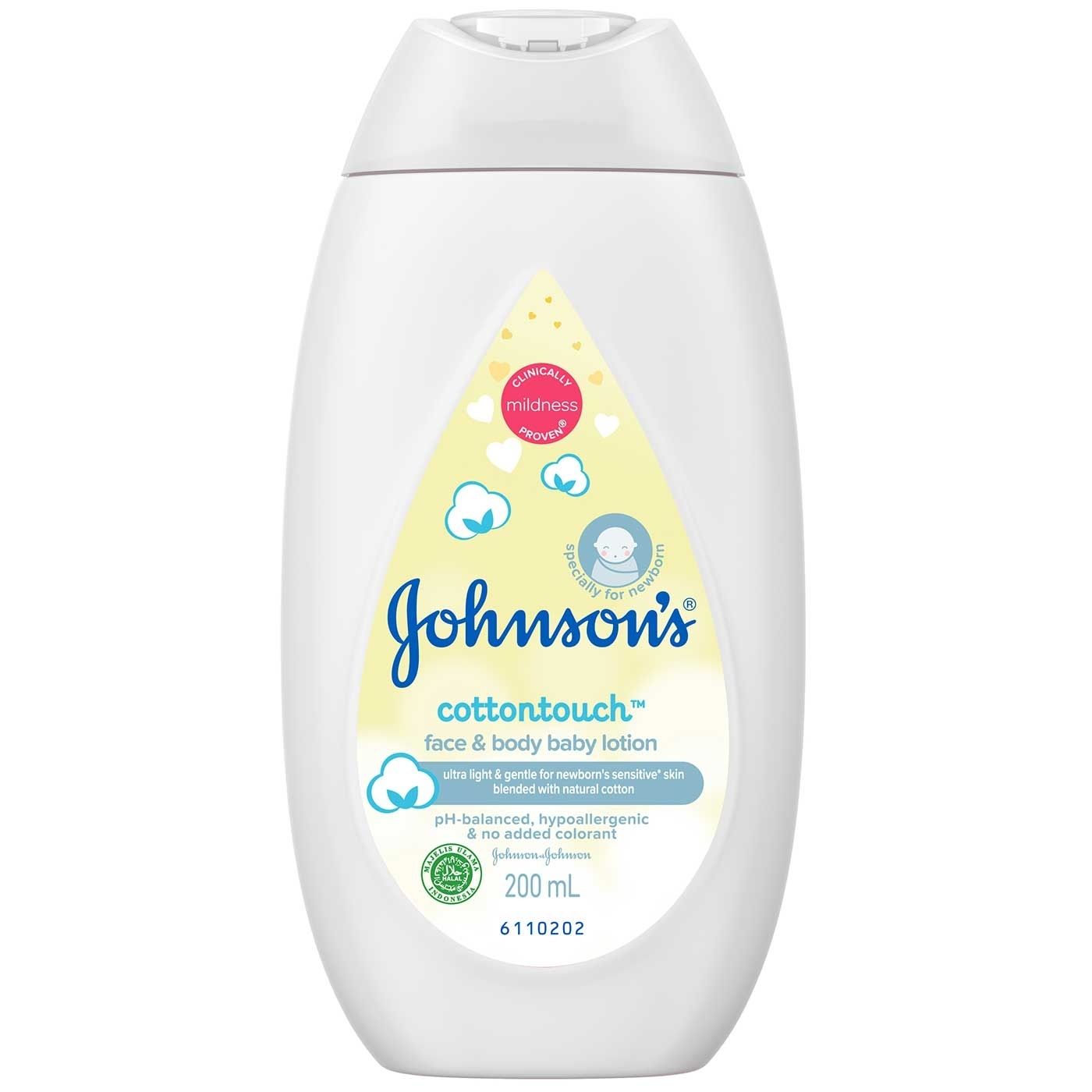 Free JOHNSON'S Cotton Touch Baby Face & Body Lotion 200ml - 1