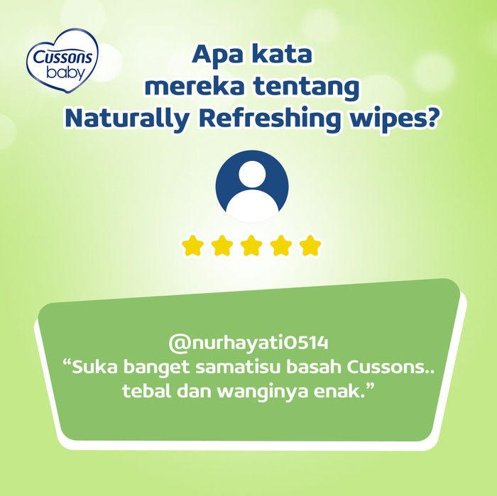 Cussons Baby Wipes Natural Refreshing 50 Sheet X 2 - 5