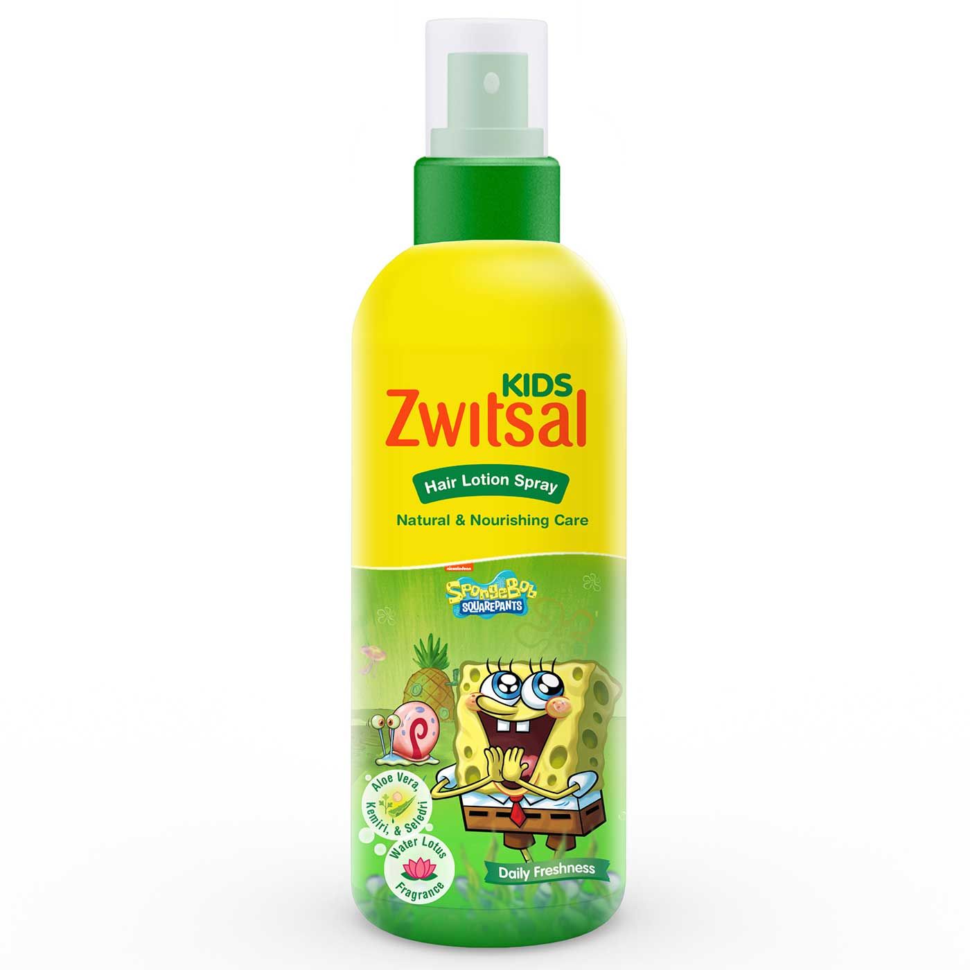 Zwitsal Kids Hair Lotion Natural And Nourisihing 100ml - 2