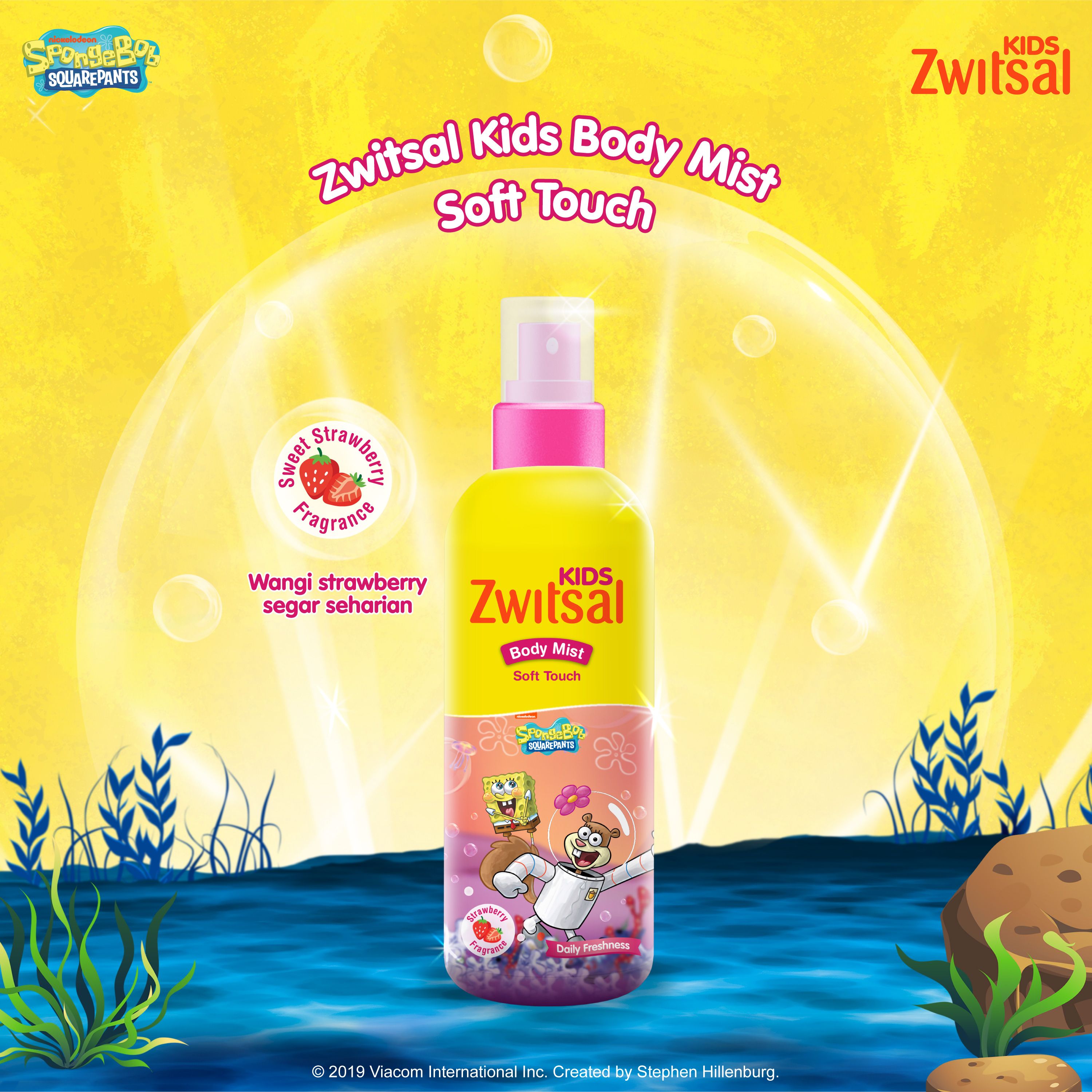 Zwitsal Kids Body Mist Soft Touch 100ml - 4