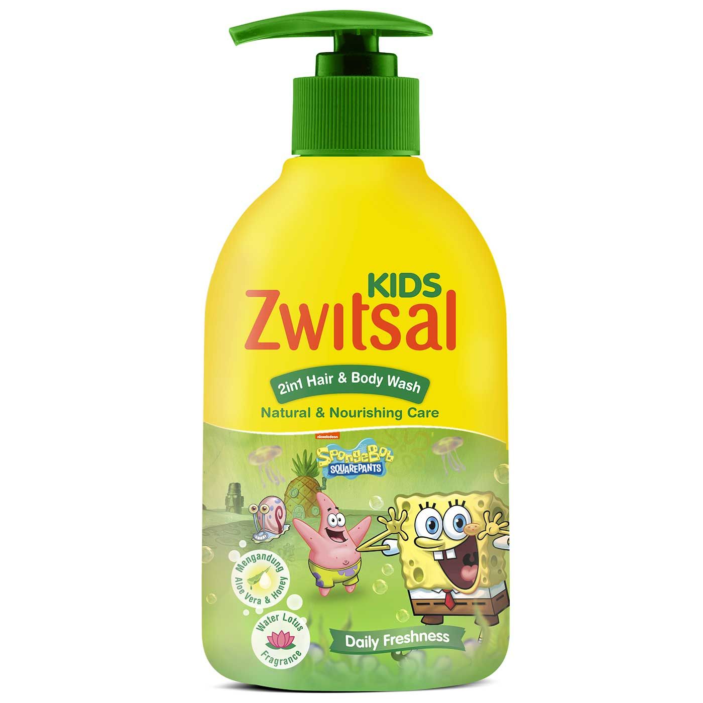 Zwitsal Kids 2 In 1 Sabun Mandi Cair Anak Natural And Nourish 280ml - 3