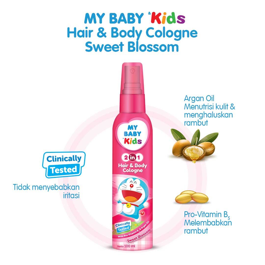 My Baby Kids 2IN1 Cologne 100ML-Pink - 2